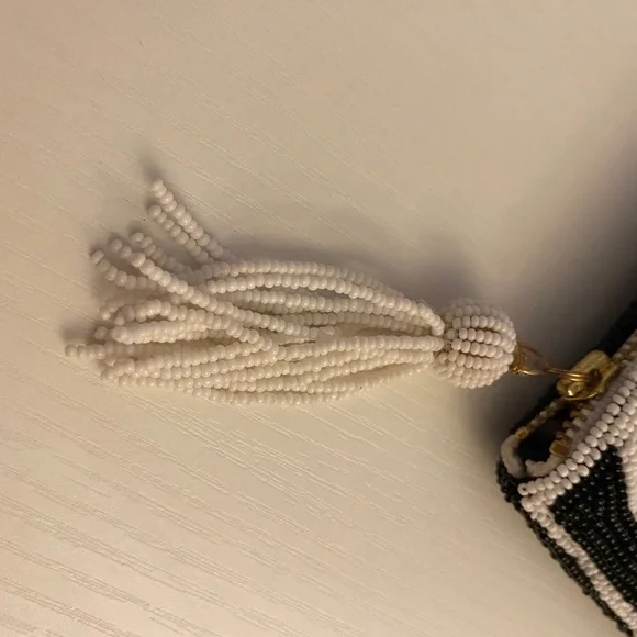 Bien Abye Bead Art Work Haitian Handbag Unique Design O/S - Picture 4 of 10